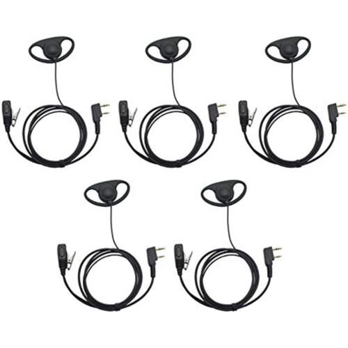 5x Headset Earpiece for Baofeng 5R Retevis H-777 RT1 RT21 RT22 Arcshell Kenwood  - Picture 1 of 6