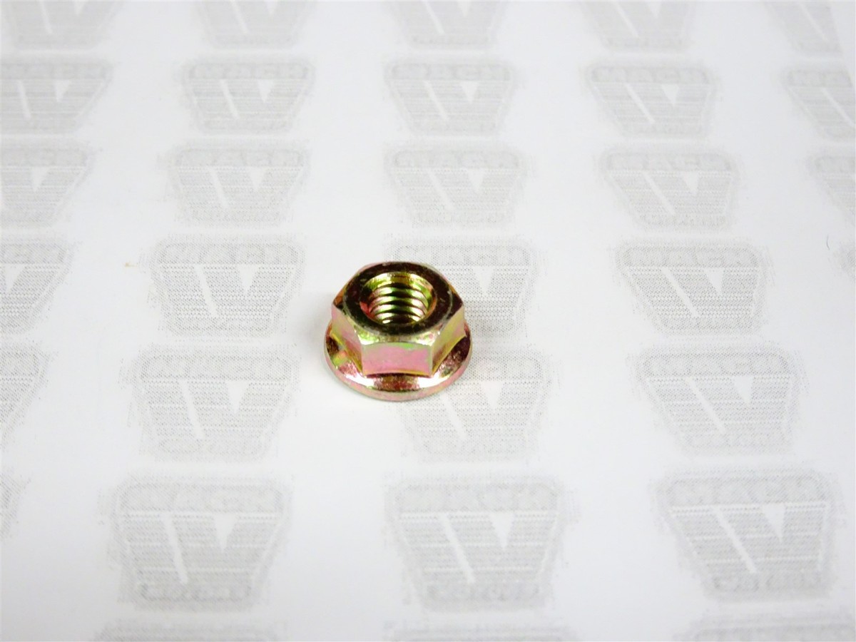 Kawasaki NOS NEW 92015-1367 Flanged Nut 6mm AN BR EN EX KD KL KAF