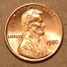 1980 Lincoln Memorial cents BU