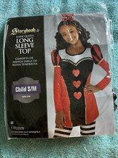 Storybook DarkQueen Long Sleeve Top Child S/M Halloween Costume Dress Up Cosplay
