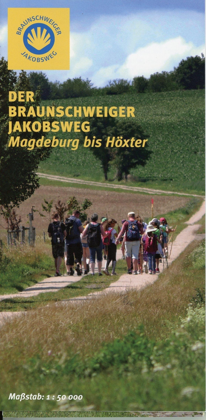 Thumbnail - Wanderkarte Der Braunschweiger Jakobsweg 1:50 000 | Magdeburg Bis