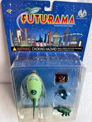 BNIB MOORE ACTION COLLECTABLES FUTURAMA SERIES PLANET EXPRESS SHIP TOY FIGURE - Picture 2 of 7