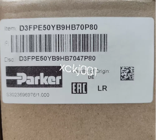 1PCS Parker Proportional Valve D3FPE50YB9HB70Q80 New fedex or DHL