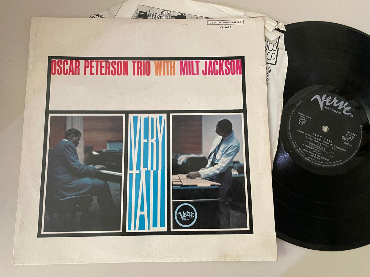 洋楽 OSCAR PETERSON TRIO WITH MILT JACKSON LP OSCAR PETERSON TRIO With Milt Jackson Very Tall VERVE LP