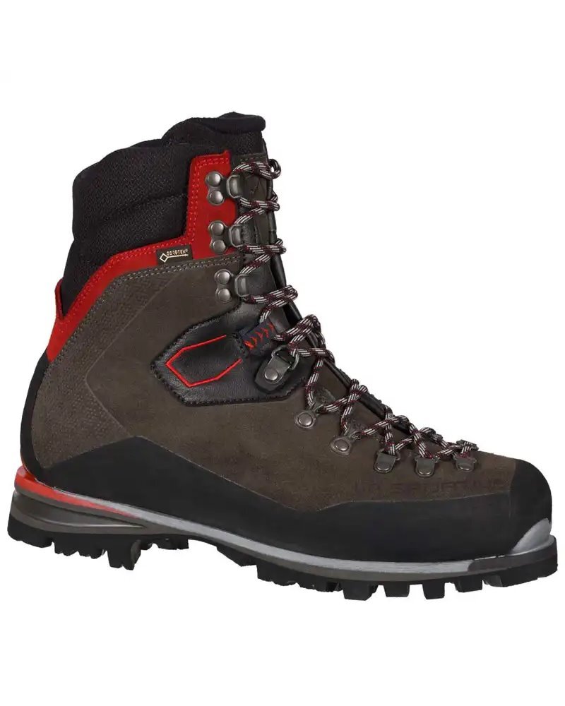 - La Sportiva Karakorum Evo GTX Gore-Tex Scarponi Alpinismo Uomo, Anthracite/Red