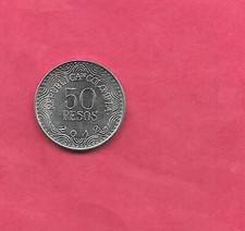 COLOMBIA KM295 2012 UNC-UNCIRCULATED MINT MODERN RECENT 50 PESO BEAR COIN