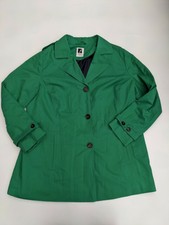 Anna Aura Women's Trench Coat In Green - Size Uk 22 /eu 48