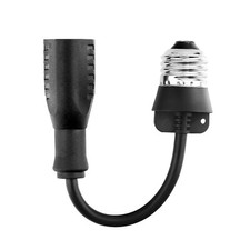 3 Outlet Light Socket Adapter Convert E26/E27 Bulb Socket to 3 Prong Outlet