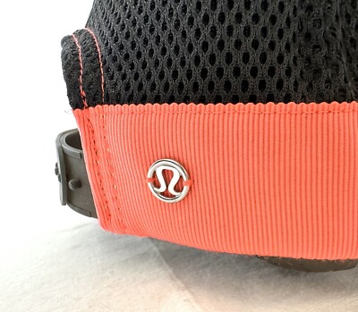 Lululemon Athletica Shattered Glass Mesh Snapback Hat Lululemon Shattered Glass Mesh Snap Back Hat Neon Orange  main image 3