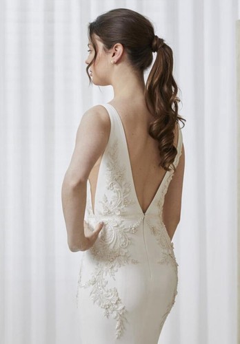 House of Savin Ivory Wedding Dress 12 RRP 3500 - Picture 2 of 14