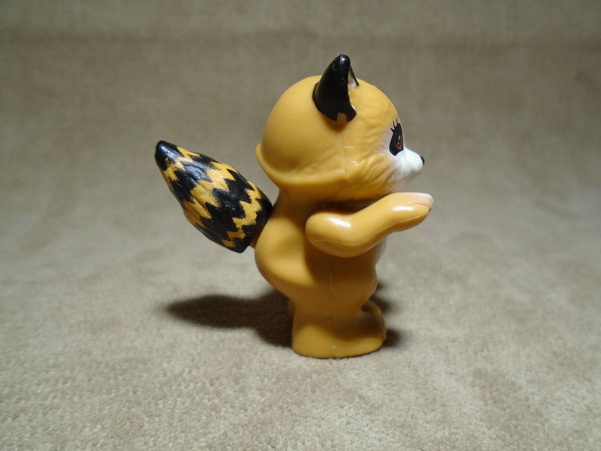 VINTAGE KEENER LITTLEST PET SHOP CHIRPY TREE PETS RACCOON 1.75