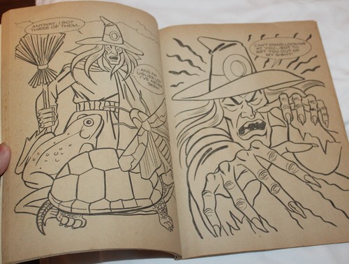 Vtg 1977 Fantastic Four Meet the Witch Coloring/Activity Book Whitman - Picture 7 of 10