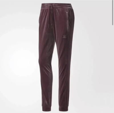 velour joggers adidas