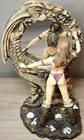 Death Mirror Skeleton Female Warrior Barbarian Adventurer Dungeons Dragons 11"