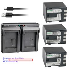Kastar Battery Dual Charger for Canon BP-2L24 2L12  Canon VIXIA HV40 VIXIA HV30