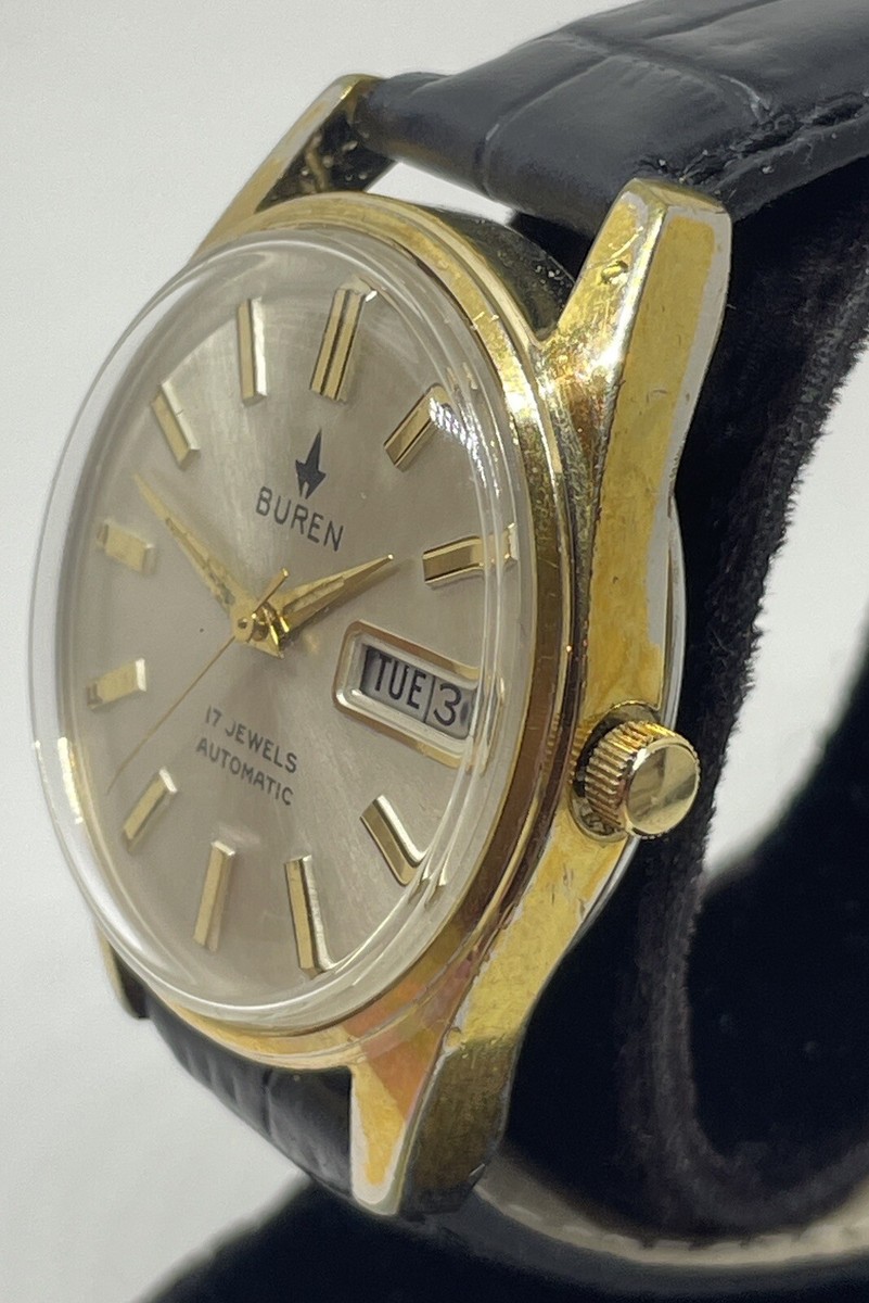 BUREN ビューレン 17jewels 自動巻き A3414 BUREN ビューレン 17jewels 自動巻き A3414 BUREN ビューレン