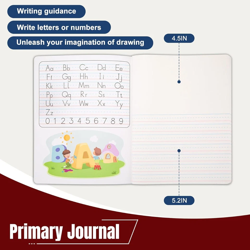 48x Primary Mead Composition Notebook Workbook 9 3/4 x 7 1/2 100 Sheets 4 Colors - Image 3 of 4