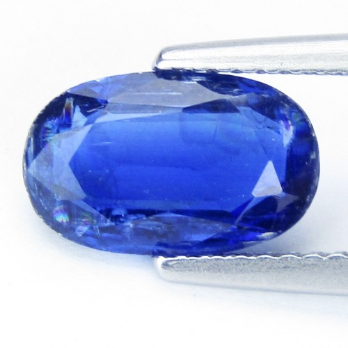 Piedra preciosa suelta de cianita azul natural tremenda de 2,92 quilates 10,3X6,9 mm en forma ovalada - Imagen 3 de 5