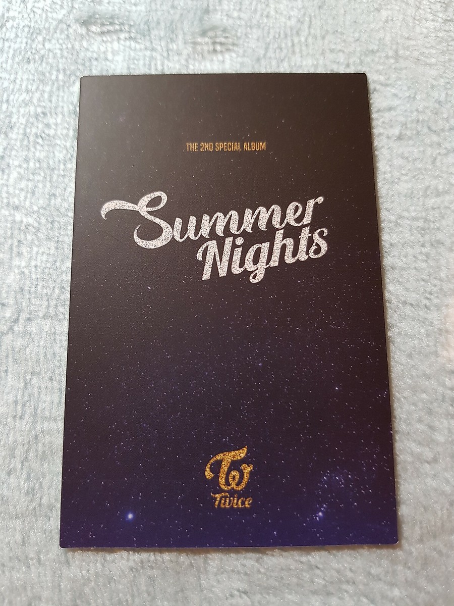TWICE 2nd Special Album Summer Nights Dahyun Type-6 Photo Card K
