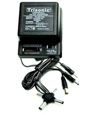 Universal AC to DC Power Adapter - Output 7 Way Adjustable DC Voltage 500mA 