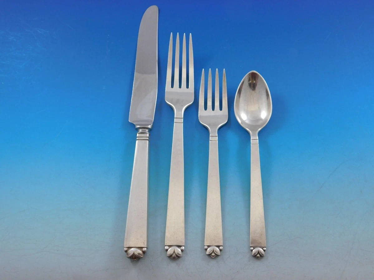 Old Newbury Antique US Sterling Silver Flatware Sets for sale | eBay