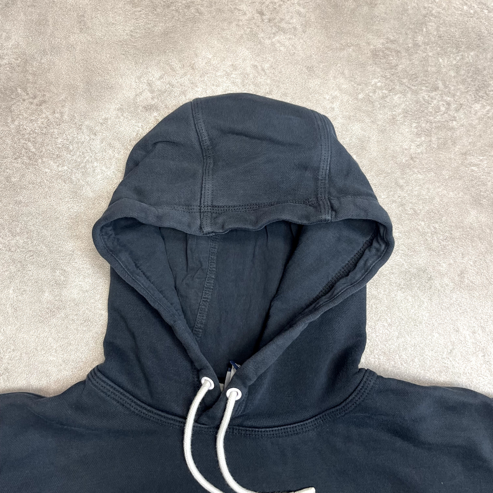 Nike Hoodie Mens Y2K Centre Swoosh Pullover Sweatshirt, Black, Large image 3