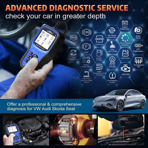 2026 Autophix 7610 Pro Appareil de diagnostic automobile professionnel tous systèmes EPB DPF TPMS pour VAG - Photo 6/14