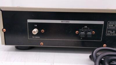 Sony ST-SA50ES High End Sony AM/FM Tuner Silver Very Good | eBay