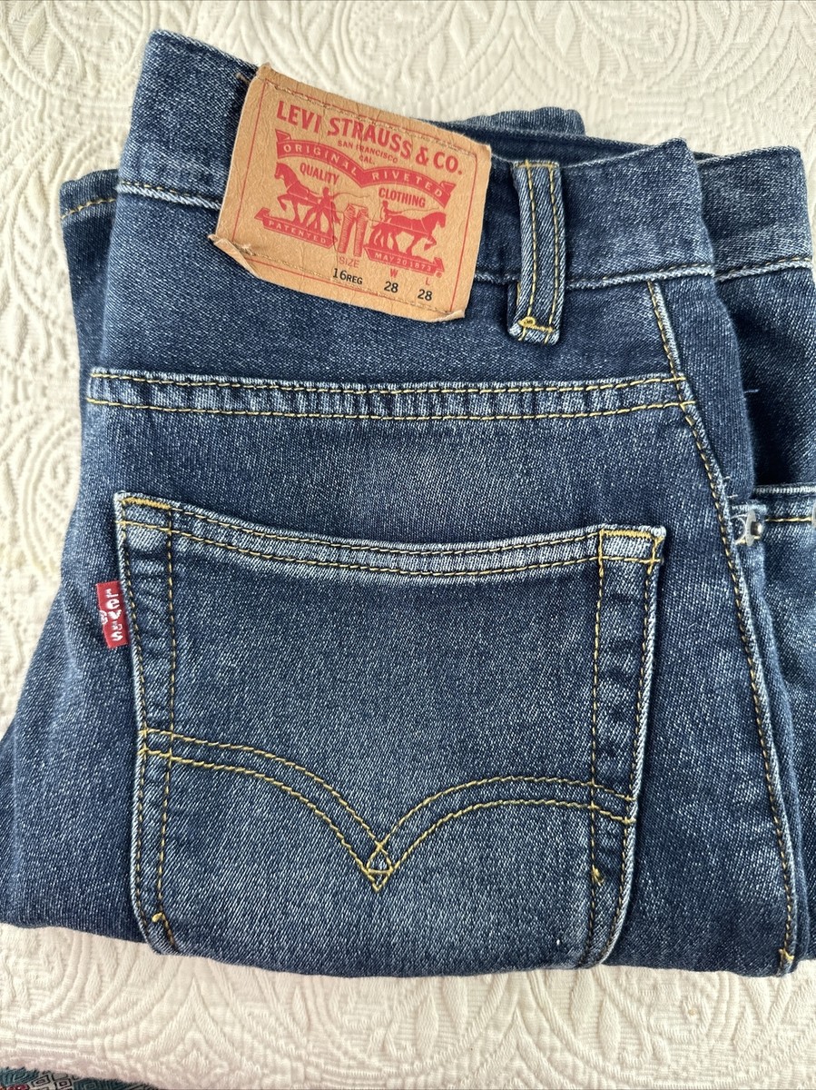 Levi Strauss 511 KNIT JEAN Waist 28 Length 28 Inseam 16 REG