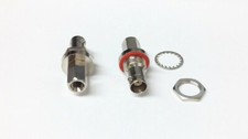 10 BNC Female For RG59U Twist On Panel Type Connector Adapters