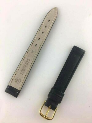 NOS STRAP CINTURINO orologio LONGINES 14M PELLE