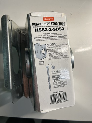 Simpson starke Krawatte #HSS2-2-SDS3 Nietenschuh mit 24 Schrauben für Doppel 2x, (2er-Pack) - Bild 11 von 12
