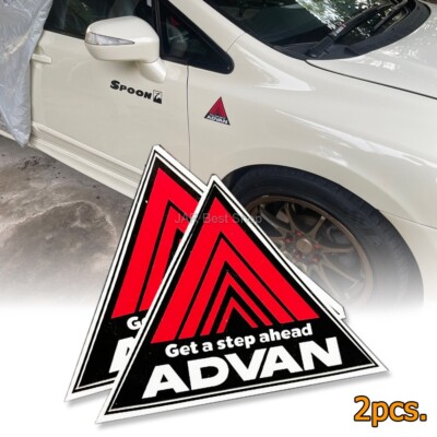 Sticker Advan Racing Triangle Decal Civic Integra DC2 EK9 EG6 S2K