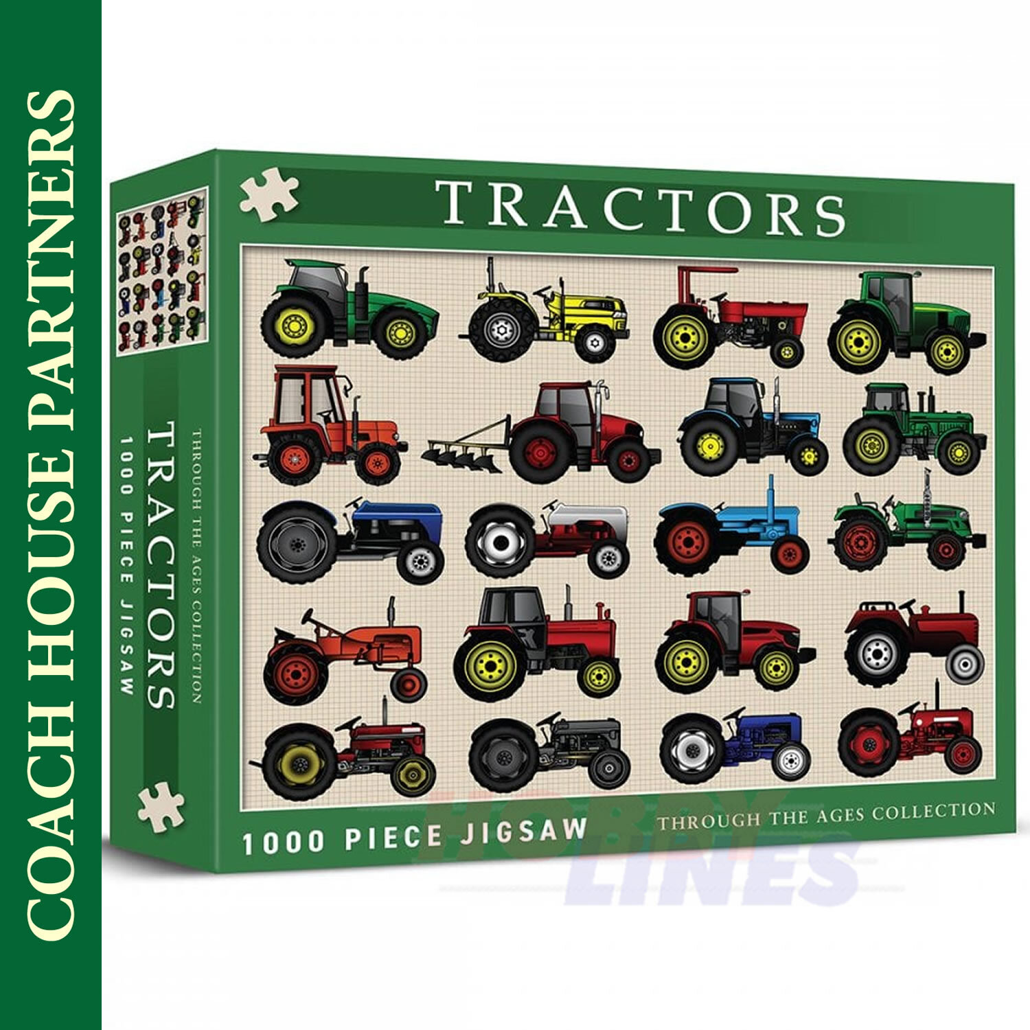 TRACTORS Through the Ages Jigsaw Puzzle 1000pc Coach House Partners CHP0150