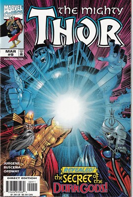 THE MIGHTY THOR #9 (1998) DAN JURGENS / JOHN BUSCEMA / ORDWAY ~ NM