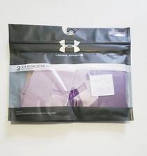 Under Armour Womens UA Pure Stretch Thong Panty Underwear 3 Pack Multi Sz L