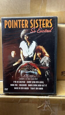 Mega Rare Dvd  New Sealed Limited Pointer Sisters So Excited Best Hits