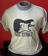 GUITAR T-SHIRT "GOTSTRAT" SIZE XL and all other sizes
