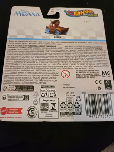 2025 Hot Wheels Racer Verse DISNEY MOANA NEW MODEL NEAR MINT - Picture 2 of 2
