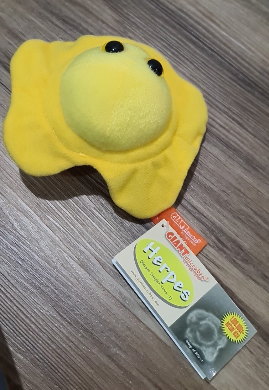 Giant Microbes Herpes Stuffed Plush STD Virus Venereal Biology Science