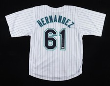 Livan Hernandez Signed Florida Marlins Jersey Inscribed 