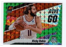 19-20 Mosaic Green #12 Ricky Rubio Insert - Give and Go Suns