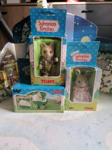 Landau Sylvanian Families Epoch 1985 – Avec Boîte, Vintage
