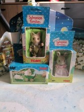 Lot Vintage Original Sylvanian Families  Tomy 1985 Neuf 