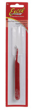 Excel Tools Slanted Fine Point Tweezers Red 30426