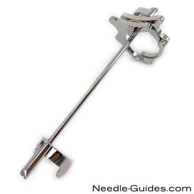 Hitachi (Aloka) UST-675P Transducer Needle Guide - Reusable - Guia de biopsia