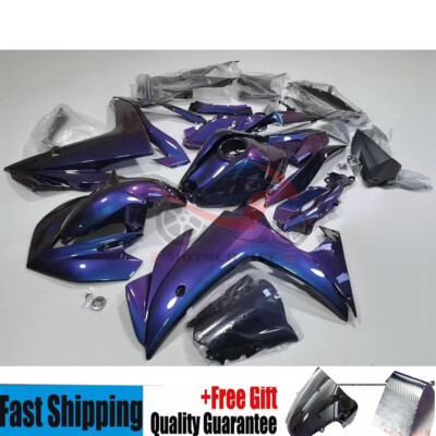 Chameleon Blue Purple Fairing Kit For Yamaha YZF R3 2019-2022 R25 19-22 ABS Body