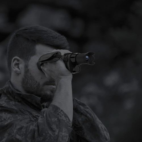 Night Vision Monocular Day Night Rechargeable Focusable 7 IR 5X ZOOM Infrared - Picture 8 of 11