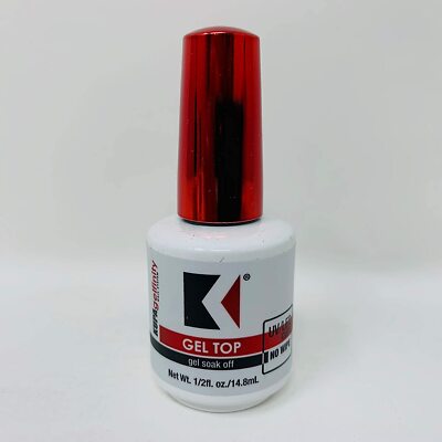 KUPA Gelfinity Soak Off UV LED Gel Top Coat No Wipe 0.5oz/15ml
