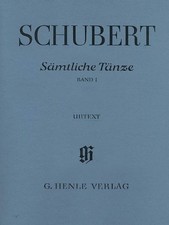 Schubert Complete Dances Volume I Sheet Music Piano Solo NEW 051480074